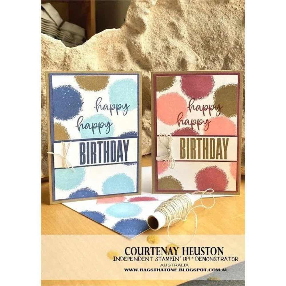 NWOT Stampin Up Set Textures Frame polymer cling Card Craft Scrapbook BAckground
